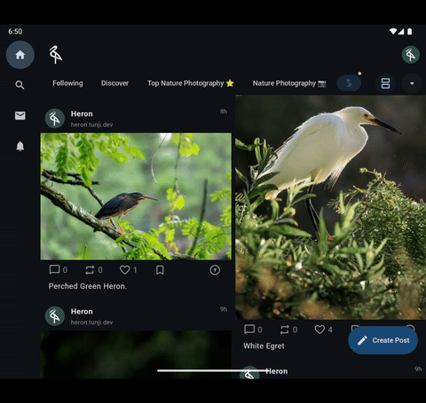 Shared element transition animation