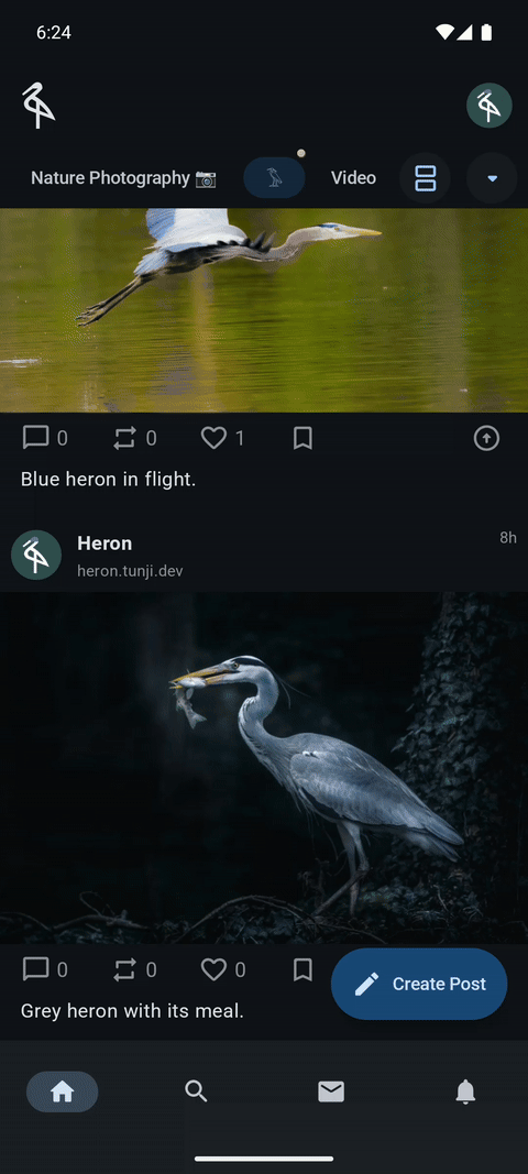 Drag and drop feed sorting animation